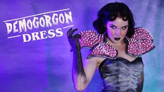 I Made a Demogorgon Dress! (dress-o-gorgon? demo-gown-gon?)