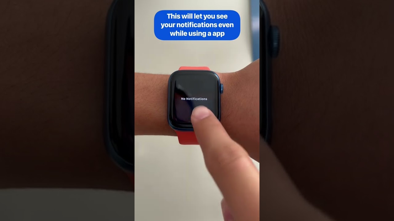 Apple Watch Notification tip