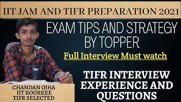 TIFR Interview experience || Chemistry TIFR Interview experience | Tips and tricks for TIFR | IITJAM