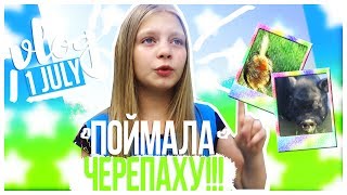 VLOG 1 ИЮЛЯ||ПОЙМАЛА ЧЕРЕПАХУ!!!