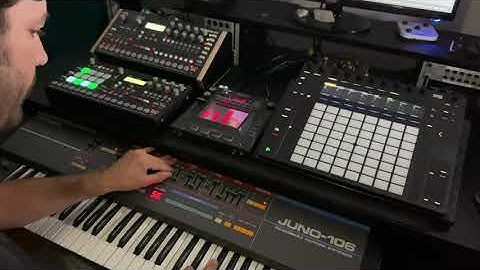 Synth Jam for Modulate TV - Elektron Analog Rytm, Analog Four, Korg KP3, Roland Juno 106, Push 2