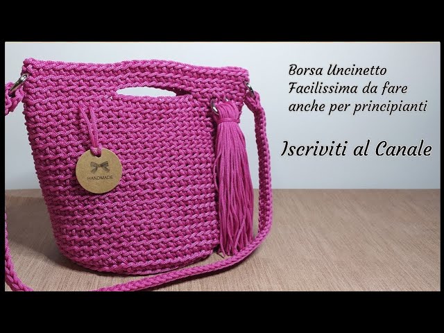 BORSA Uncinetto VIOLETTA crochêt bag 