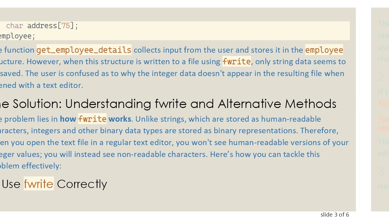 Understanding How to Save and Read Structures in C