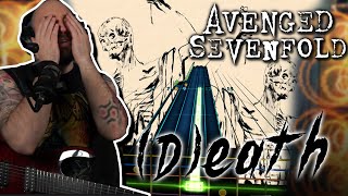 First Time Listening and Playing: Avenged Sevenfold - (D)eath Reaction + Rocksmith Guitar Cover