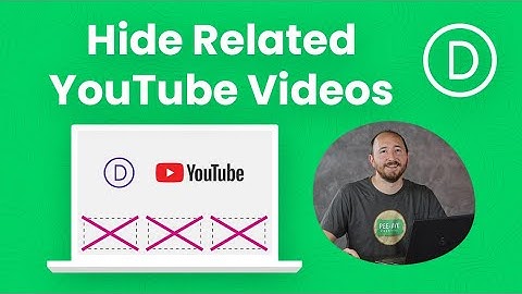 Hide Related YouTube Videos Suggestions In Divi Builder / Theme