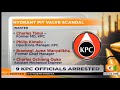 9 KPC officials arrested, 6 others being sought