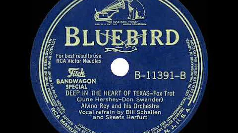 1942 HITS ARCHIVE: Deep In The Heart Of Texas - Alvino Rey (Bill Schallen-Skeets Herfurt-band, voc)