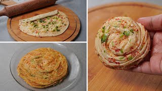 Chilli Garlic Cheese Paratha | Garlic Laccha Paratha Recipe | Yummy