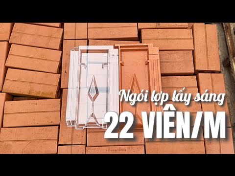 Ngói Lợp Lấy Sáng 22 Viên/m | Ngói Lấy Sáng Viglacera Hạ Long | Ngói Lấy Sáng Gốm Đất Việt |