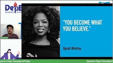 Speech Class  - Tuesday Week3 Q3 ETUlay