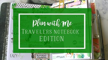 Plan with Me|Travelers Notebook Edition