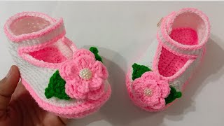 How to make Crochet baby girl sandal  / 1 year baby / PART 2 / बेबी सेंडल क्रोशिया से
