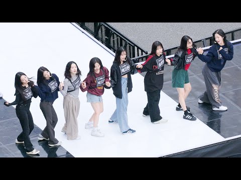 231008 프로미스나인 fromis9 Full ver '#menow + Stay This Way + DM' 사복 리허설 4K 60P 직캠 @영동대로 케이팝 콘서트