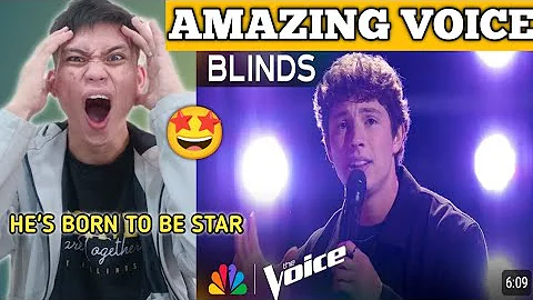 Britton Moore Wins a Four-Chair Turn With Coldplay's "Yellow" | The Voice Blind Auditions | NBC | RV