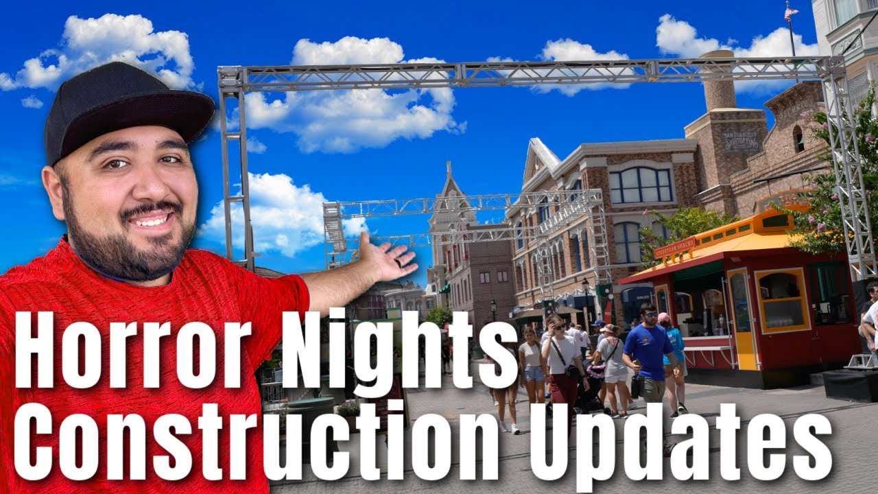 Halloween Horror Nights 2025 Construction Has Begun! Lighting Structures & Haunted House Theories!