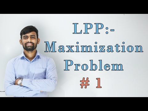 Maximization Problem |