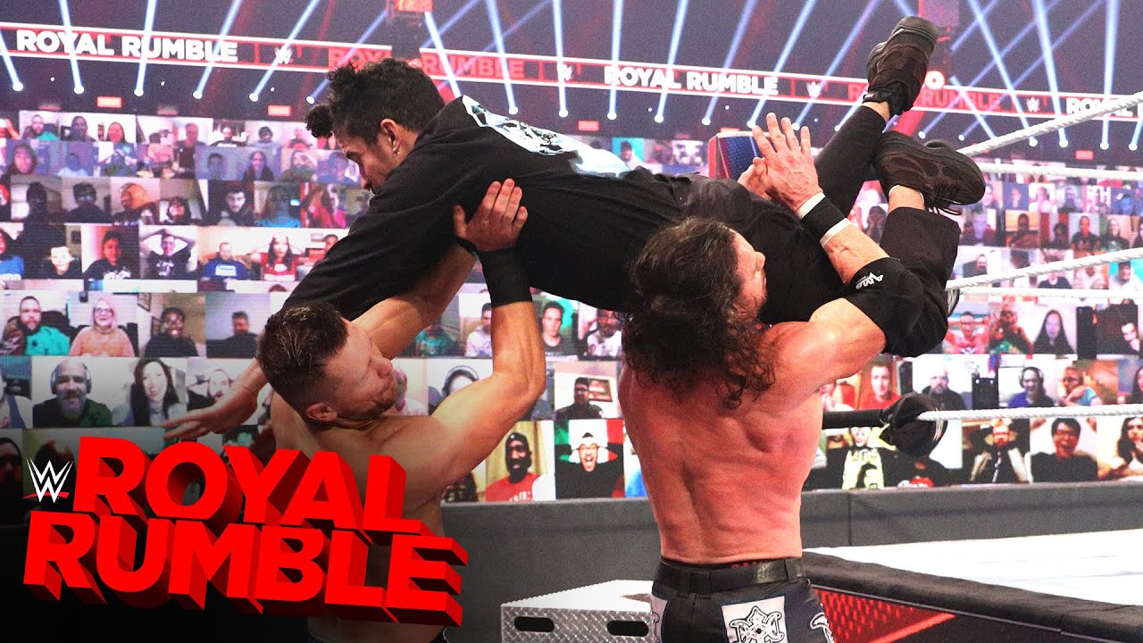 Bad Bunny takes flight to level The Miz & John Morrison: Royal Rumble 2021 (WWE Network Exclusive)