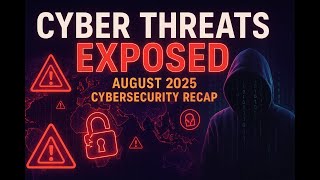 Cyber Threats EXPOSED | August 2025 Cybersecurity Recap