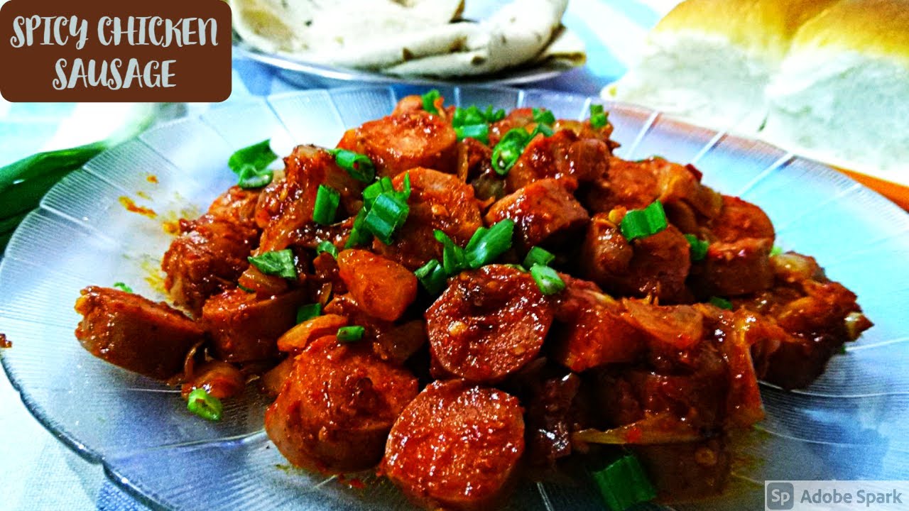 Chicken Sausage Recipe | Chicken Sausage |Chicken Sausage Recipes Indian | Spicy Chicken Sausage | Asha Thevar