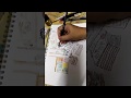 Free hand watercolour painting time lapse by td
