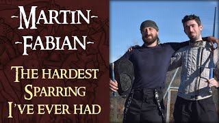 Sparring with Martin Fabian