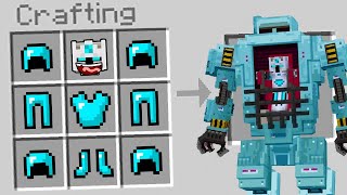 MINECRAFT TAPI AKU BISA MEMBUAT BAJU ROBOT TERKUAT UNTUK PERANG SEBELUM KIAMAT DI MINECRAFT!!!