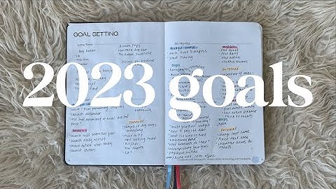 My 2023 Yearly Goals | Goal Setting & Motivation | Plan With Me | Aja Dang