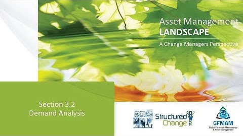 GFMAM Asset Management Landscape 3.2 – Demand Analysis