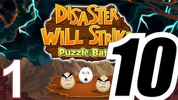 Disaster will strike 2 : puzzle battle level 1-10 complete walkthrough