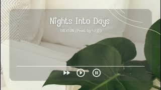 Nights Into Days - TAEYEON (Prod. by 나얼)  ( Karaoke Sub ) แปลไทย