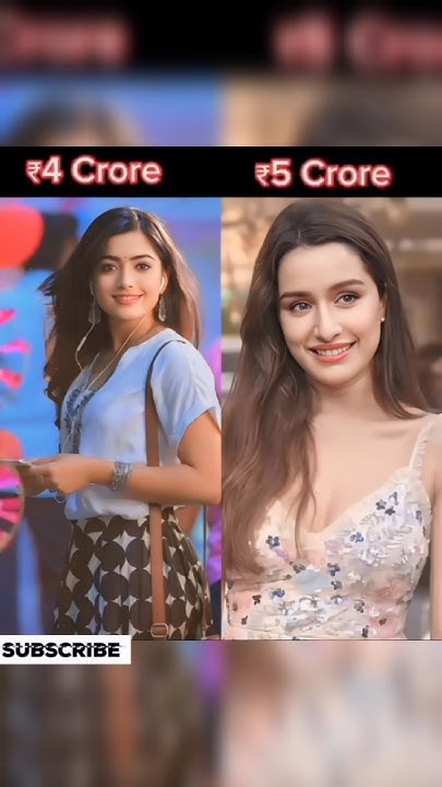 Actress 💸Salary 😱Per Movie🎬 Bollywood & South #salary #movie #