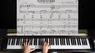 Somewhere - West Side Story | Piano Tutorial