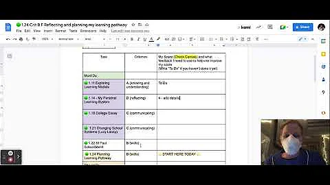 1.24 Crit B F Reflecting and planning my learning ...