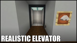 Realistic Elevator in Minecraft Bedrock!