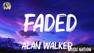 Alan Walker - Faded (Lyrics) | Wiz Khalifa, Lewis Capaldi,...(Mix Lyrics) Mix Lyrics