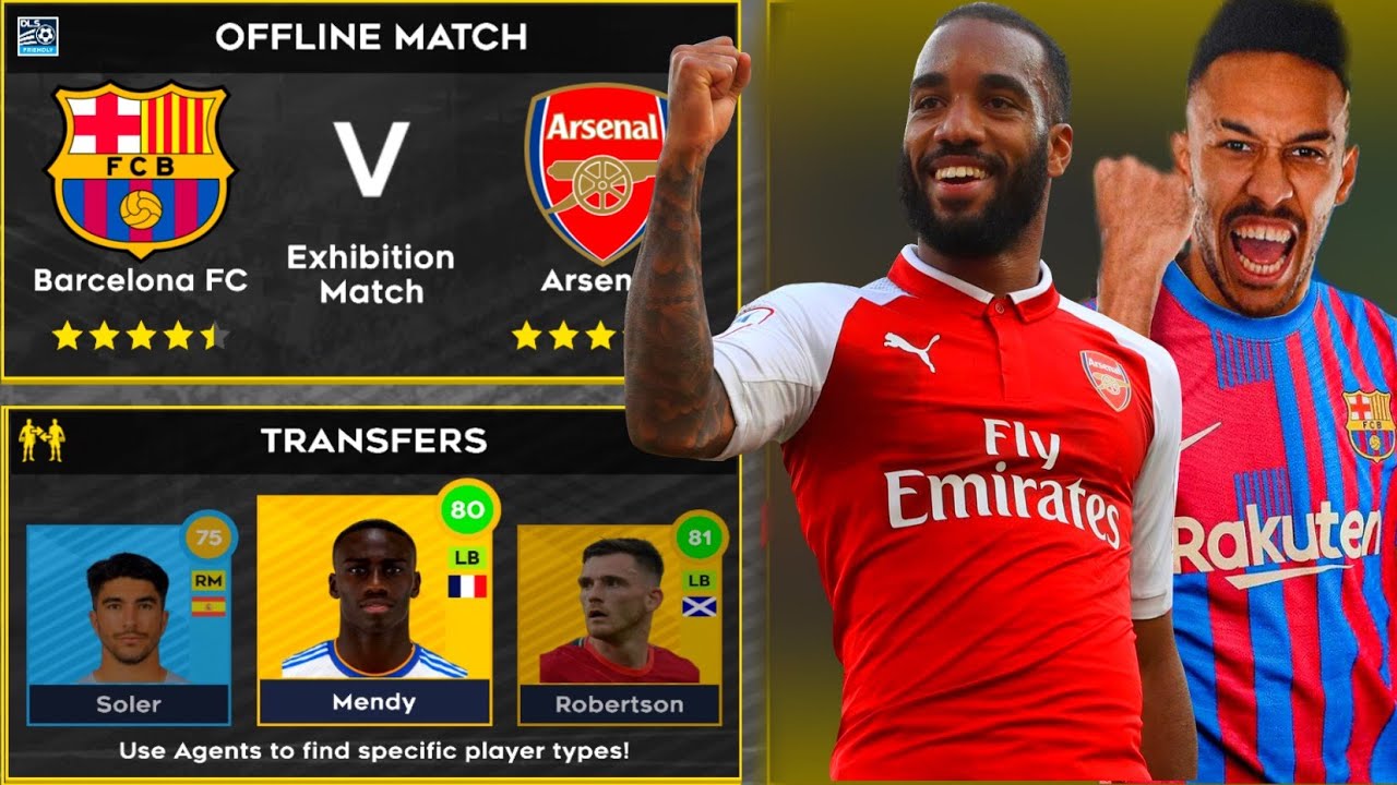 DLS 22 | Barcelona Vs Arsenal | Gameplay IOS | Dream League Soccer 2022
