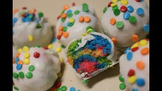 Rainbow cake pops (HOW TO)