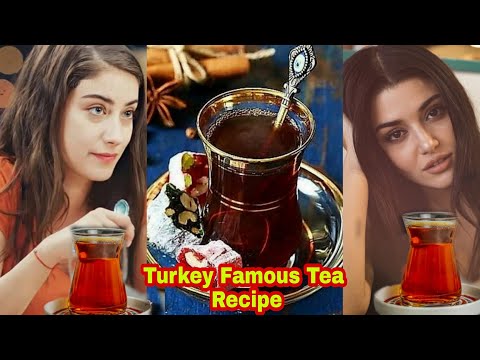 Turkey Famous Tea Recipe. तुर्की प्रसिद्ध स्वादिष्ट चाय बनाएं देसी जुगाड़ से|  #Turkishtea