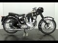 Bsa b33 1953 500cc 1 cyl ohv  vintage motorcycle  start up