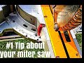The most important thing to know about a miter saw