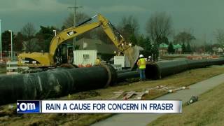 New fear over heavy rain with Fraser sinkhole