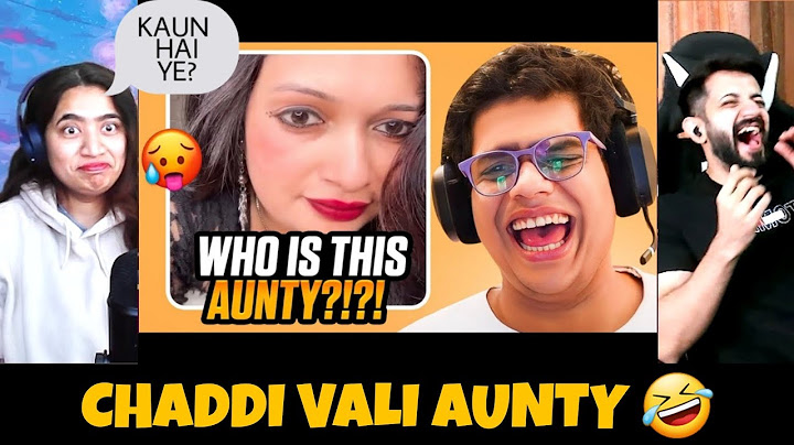 CHADDI LADY EXPOSED | Tanmay Bhat | Reaction | The Tenth Staar