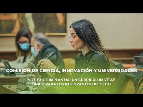 VOX exige implantar un currículum vítae único para los integrantes del SECTI