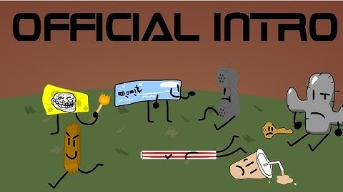 Battle of the BFDI Recommended Characters official intro