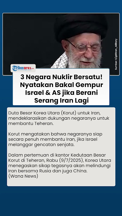 Iran Makin Kokoh, Dibekingi 3 Negara Nuklir! Sekali Israel & AS Serang, Bakal Langsung Dilenyapkan