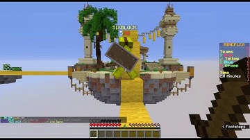 Craftybutcher is hacking on mineplex on cake wars. please ban this guy from this server