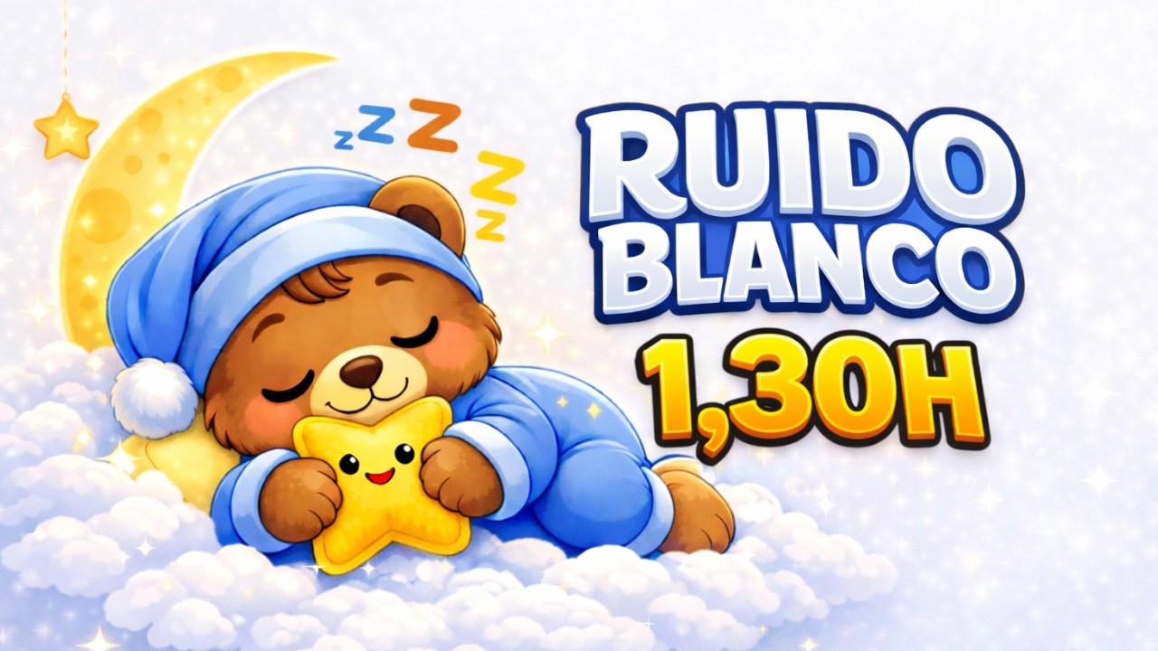 Ruido blanco para bebés | Dormir profundamente sin despertares