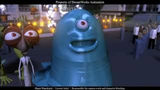 Monsters vs aliens mutant pumpkins from outer space test animation