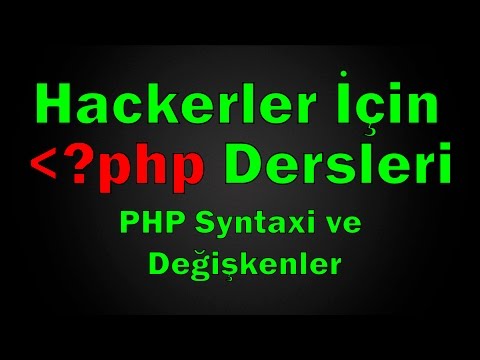 PHP Dersleri - PHP'de Veri Tipleri