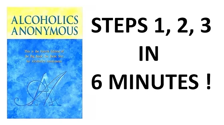 Alcoholics Anonymous STEPS 1, 2 and 3 --- IN 6 MINUTES !